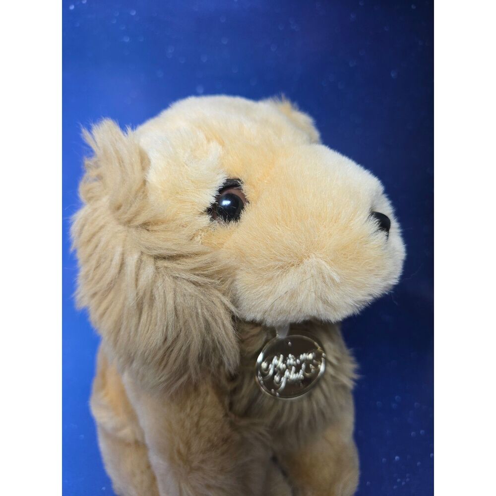 Dan Dee Vintage Tan or Golden Puppy Dog Plush Stuffed Animal 9" Platinum Plus - Picture 3 of 8